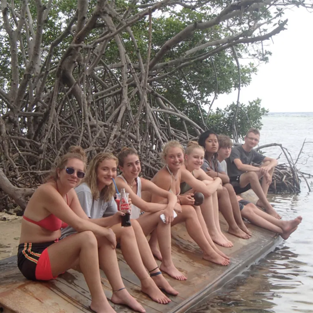 Chip with his Earthwatch team in Belize.jpg