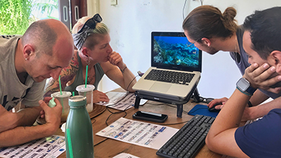 Help evaluate the photos, videos, and water and nutrient samples you collect throughout your expedition and organize the data that has been collected.