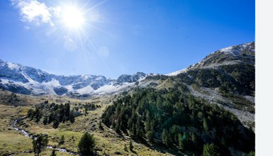 The view from the expedition Wildlife in the Changing Andorran Pyrenees. (Courtesy Mathew Yee)