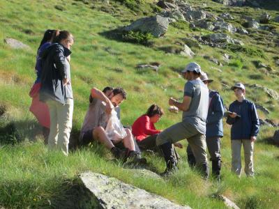 earthwatch student team in andorran pyrenees